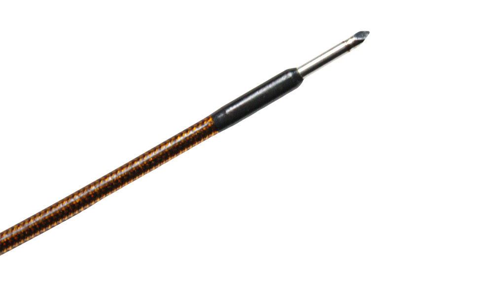 Pointed, radiopaque cryoprobe tip